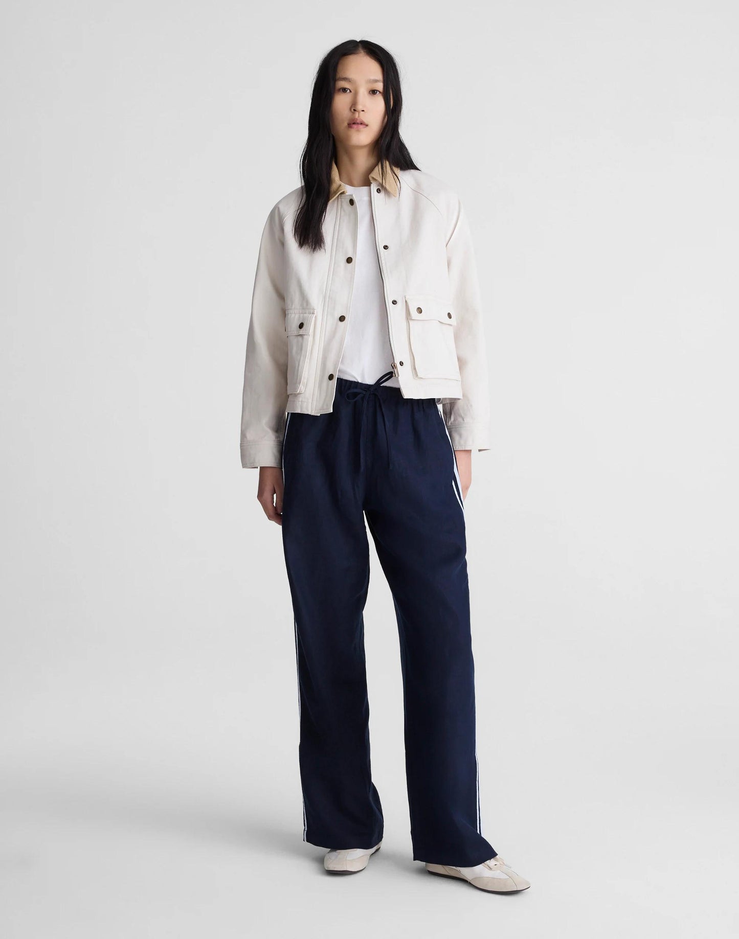 Madewell Pull-On Pants in 100% Linen