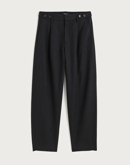 Madewell The Barrel-Leg Pant in Drapey Twill