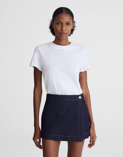 Madewell Denim Wrap Mini Skort