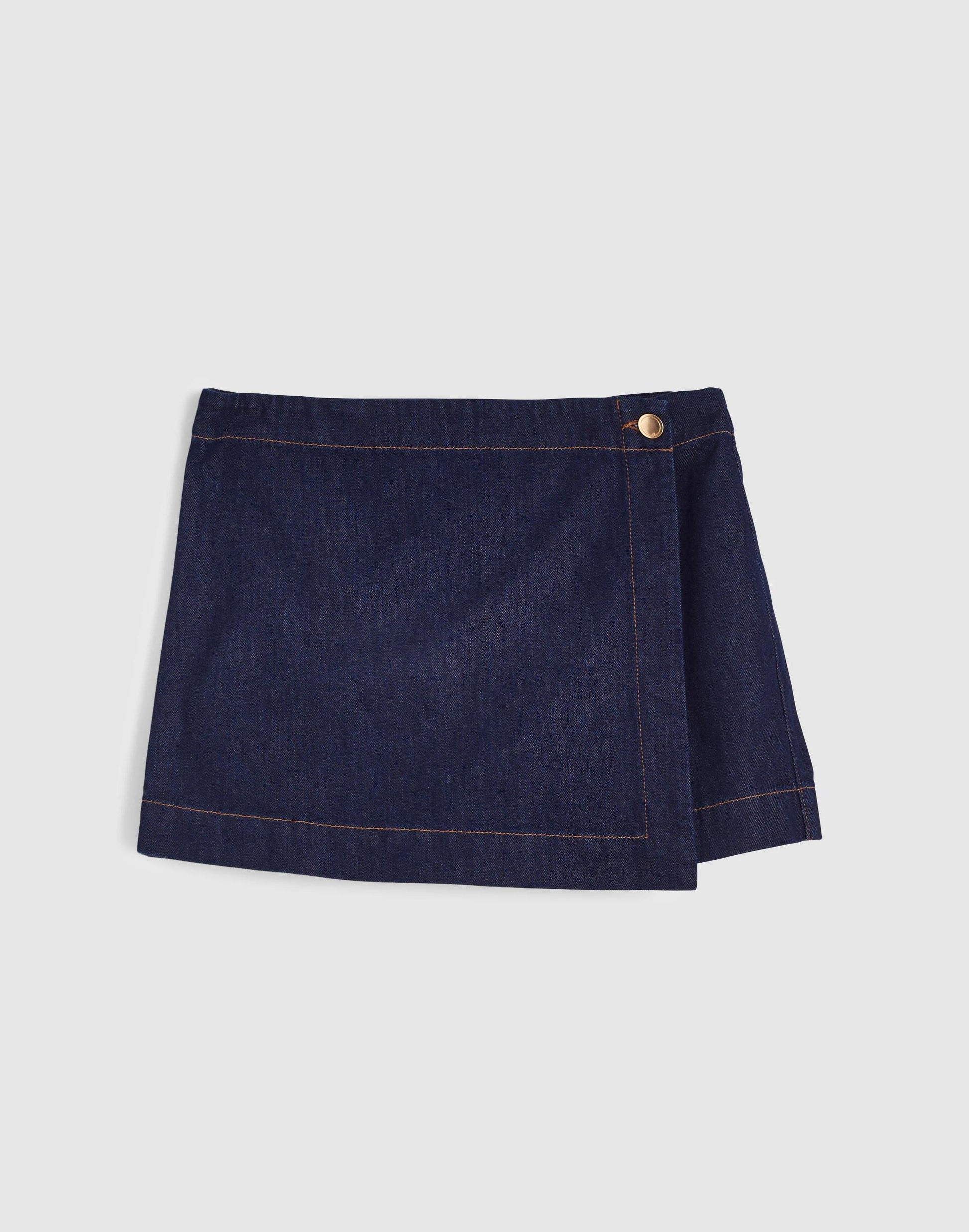 Madewell Denim Wrap Mini Skort