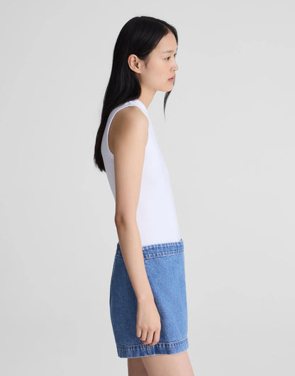 Madewell Denim Wrap Mini Skort