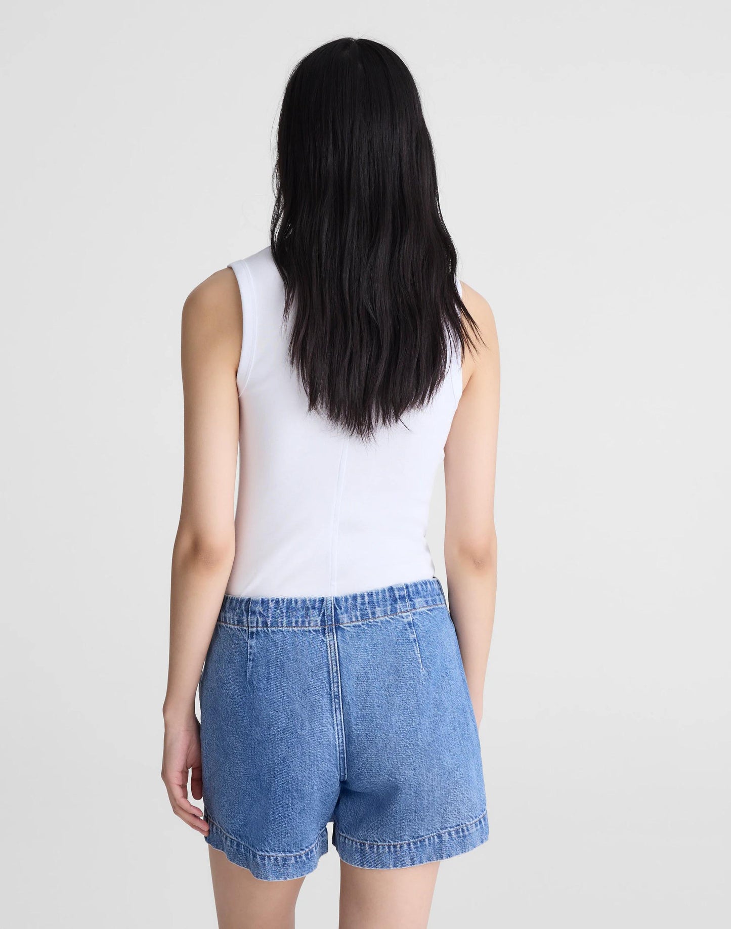 Madewell Denim Wrap Mini Skort