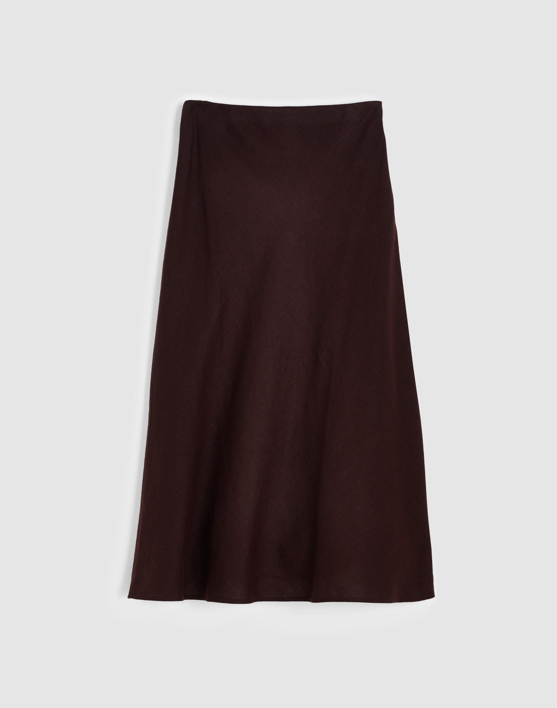 Madewell Maxi Slip Skirt in Linen