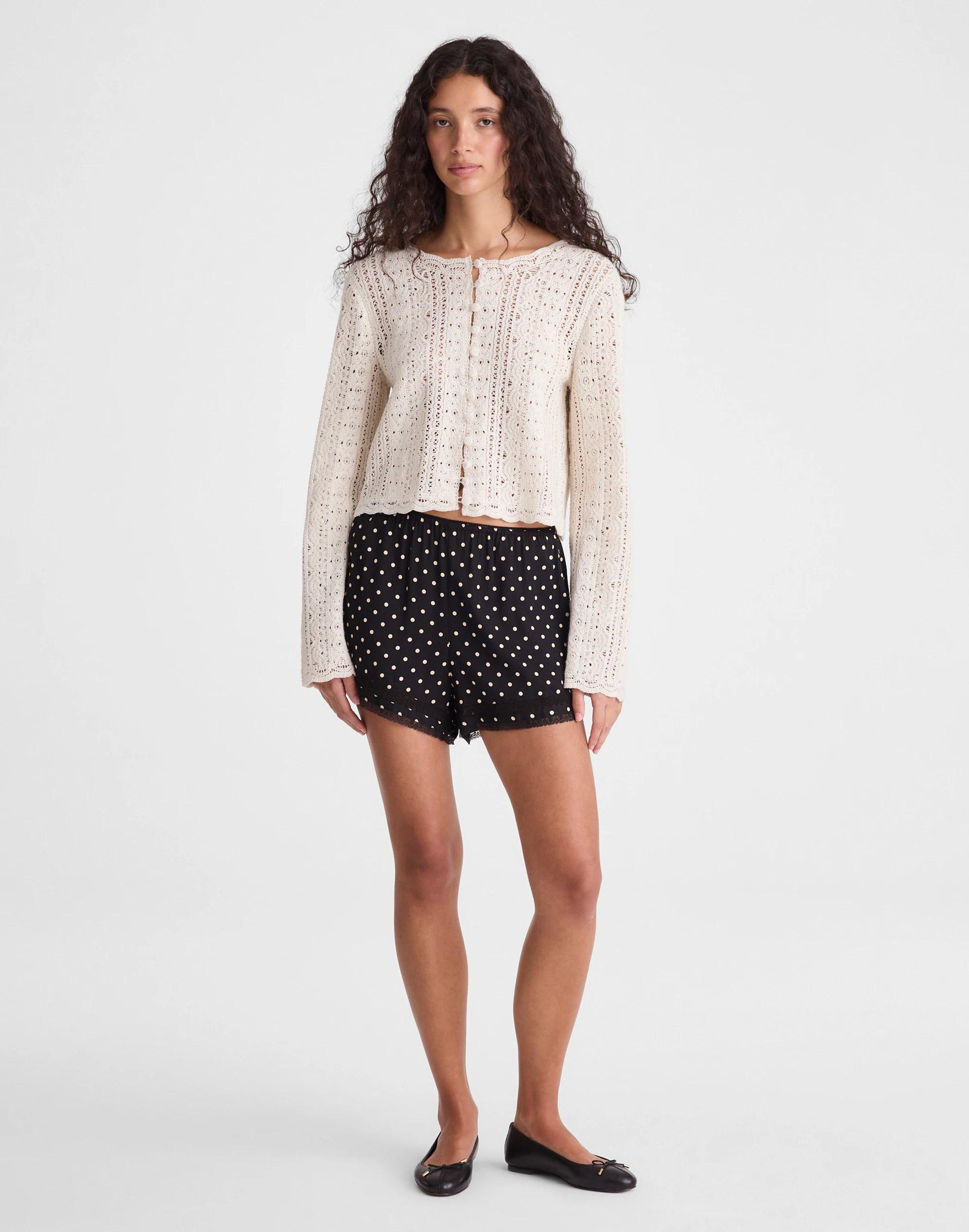 Madewell Open-Knit Lace Cardigan