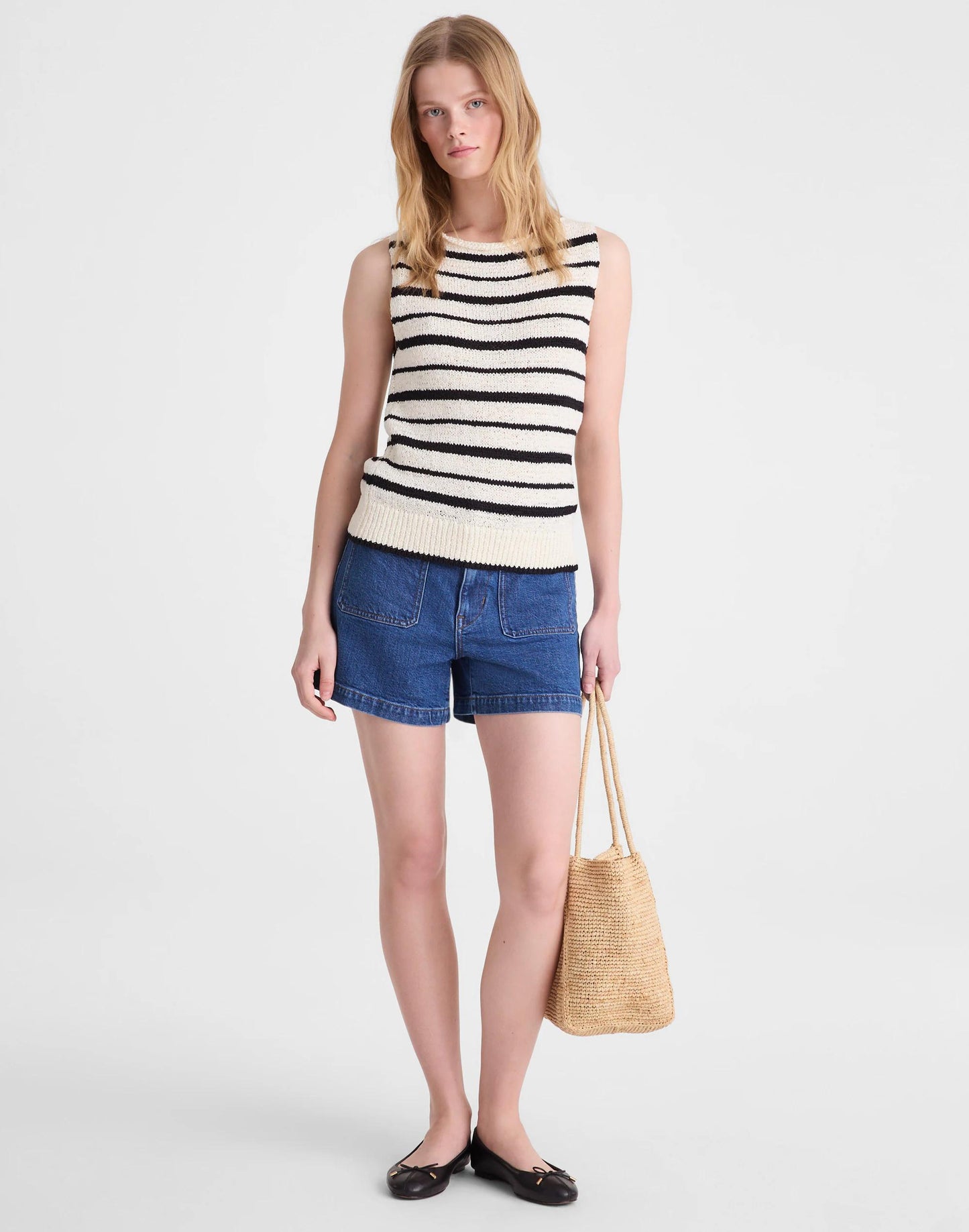 Madewell Boatneck Sweater Tank
