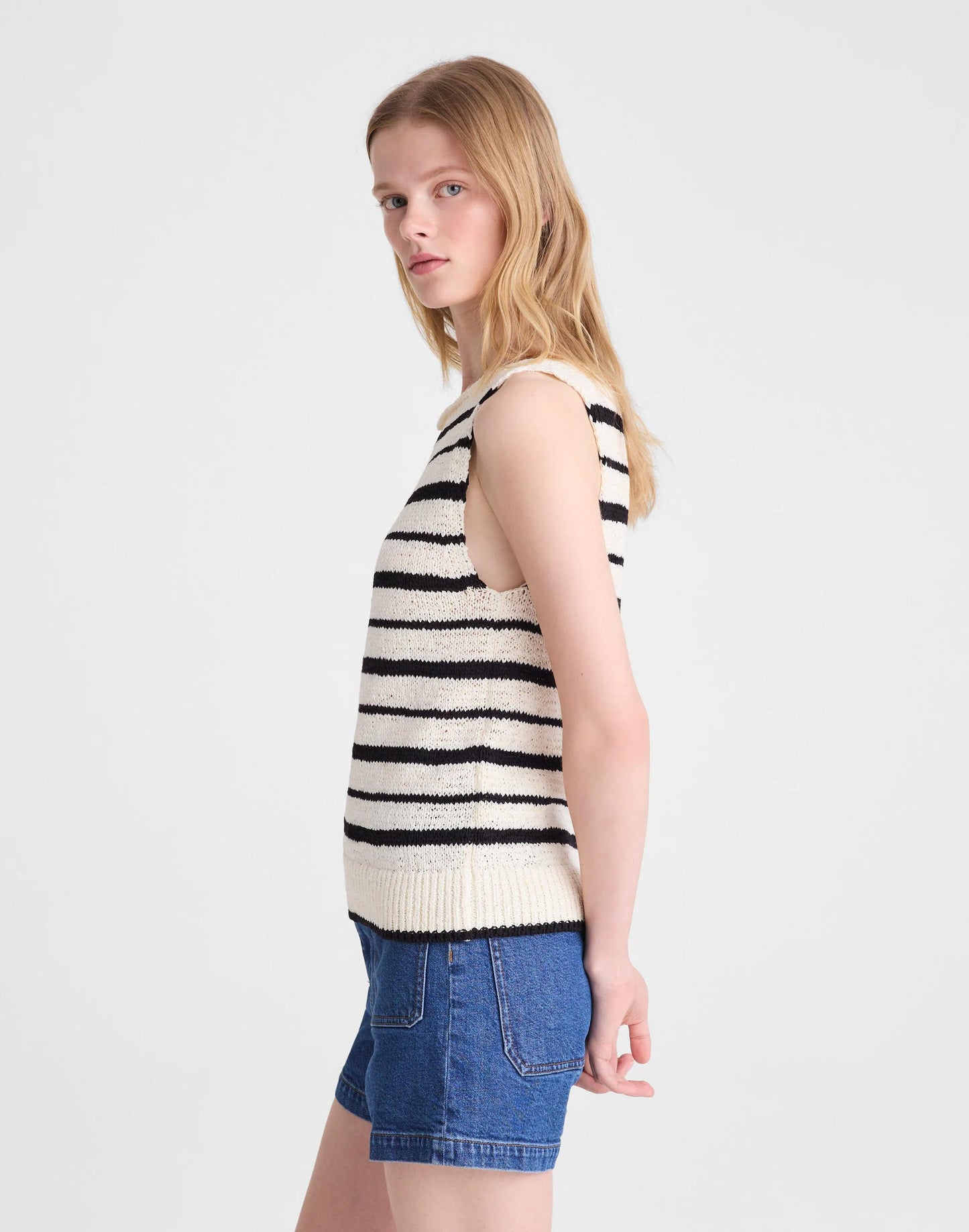 Madewell Boatneck Sweater Tank