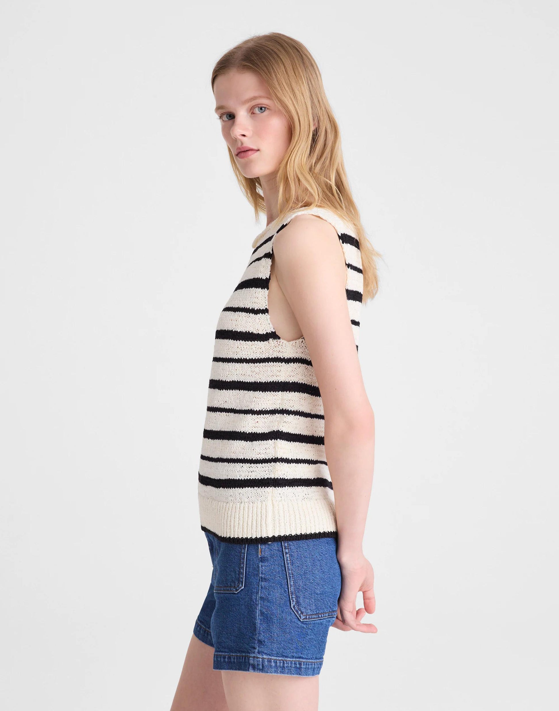 Madewell Boatneck Sweater Tank