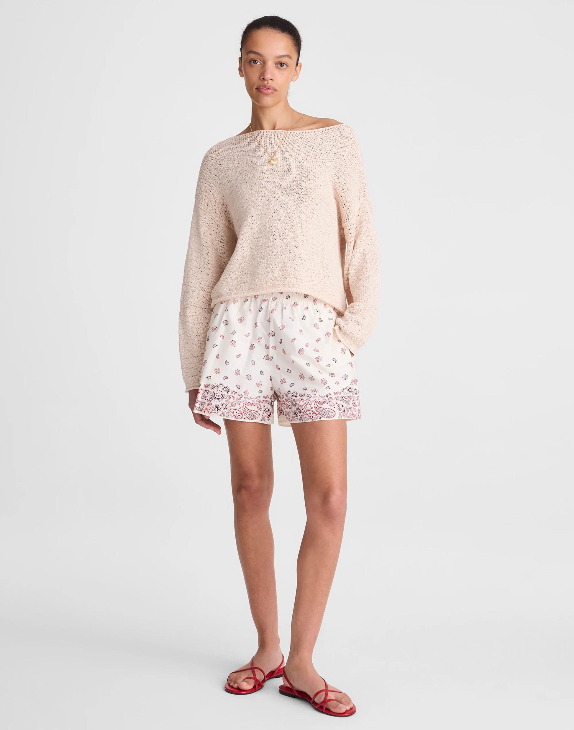 Madewell Boatneck Pullover Sweater