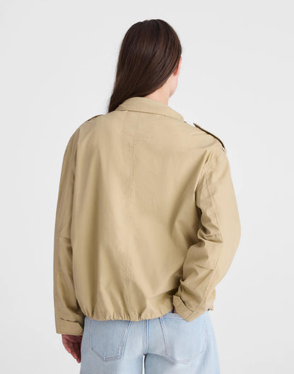 Madewell Field Jacket in Washed Poplin