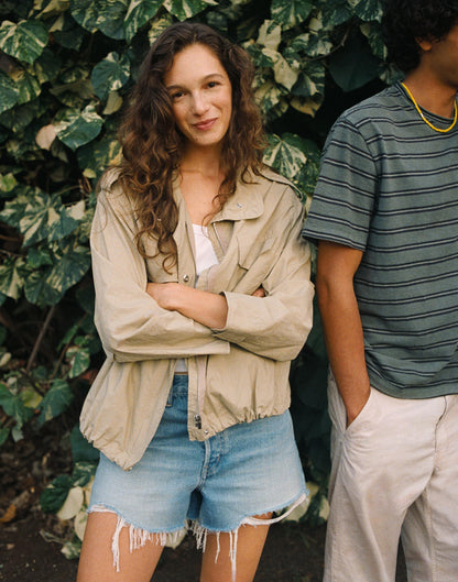 Madewell Field Jacket in Washed Poplin