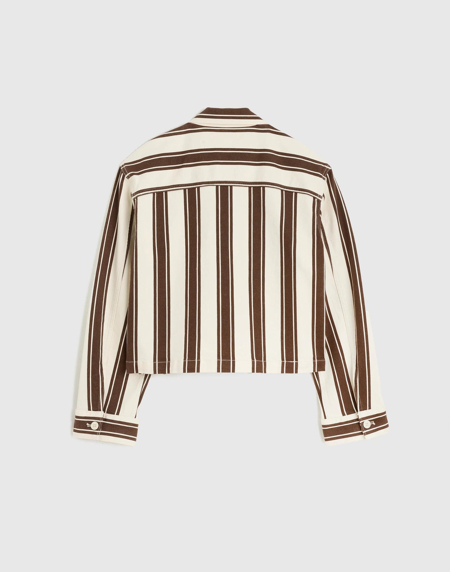 Madewell Cropped Button-Front Jacket