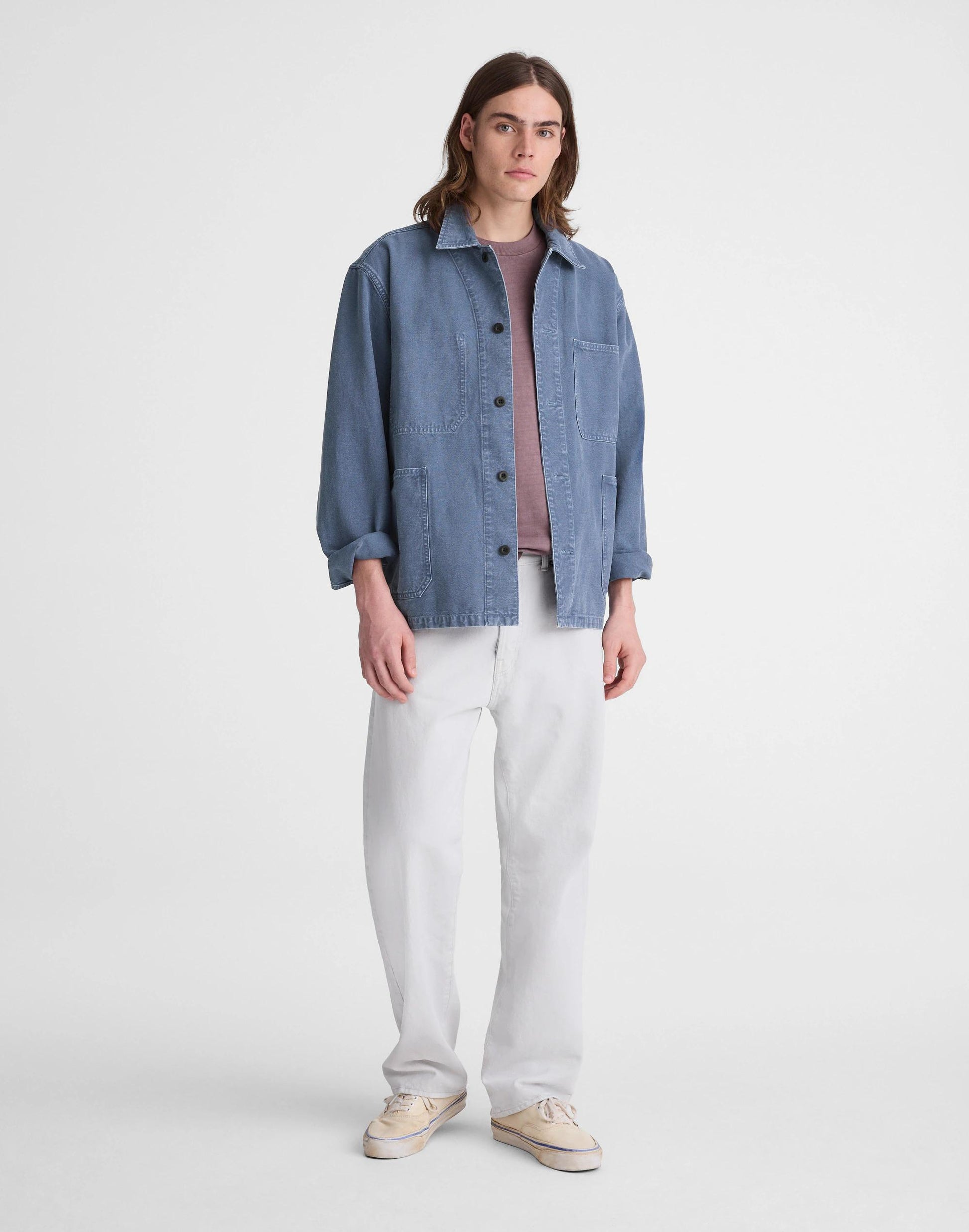 Madewell Chore Jacket in Cotton-Hemp Blend