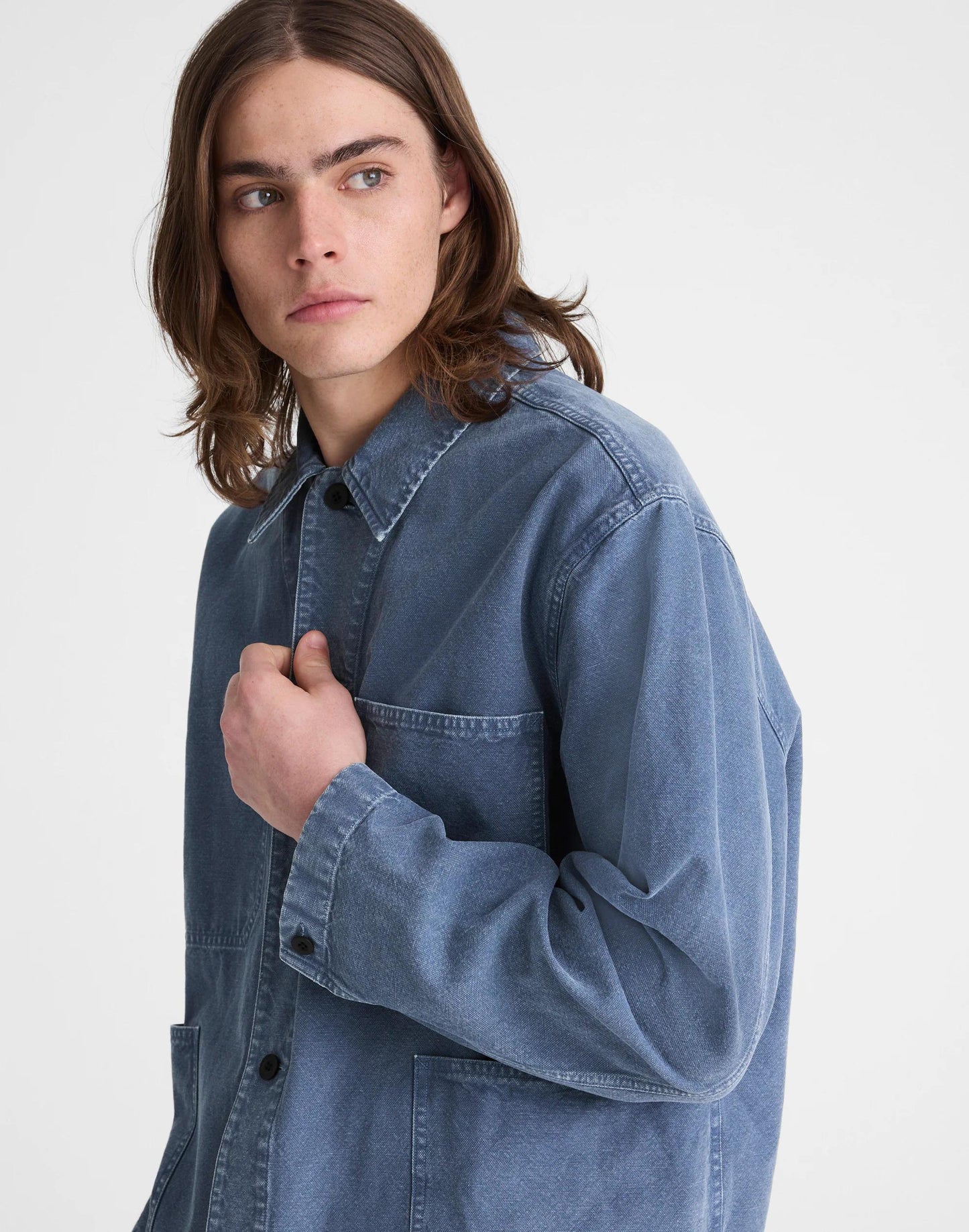 Madewell Chore Jacket in Cotton-Hemp Blend