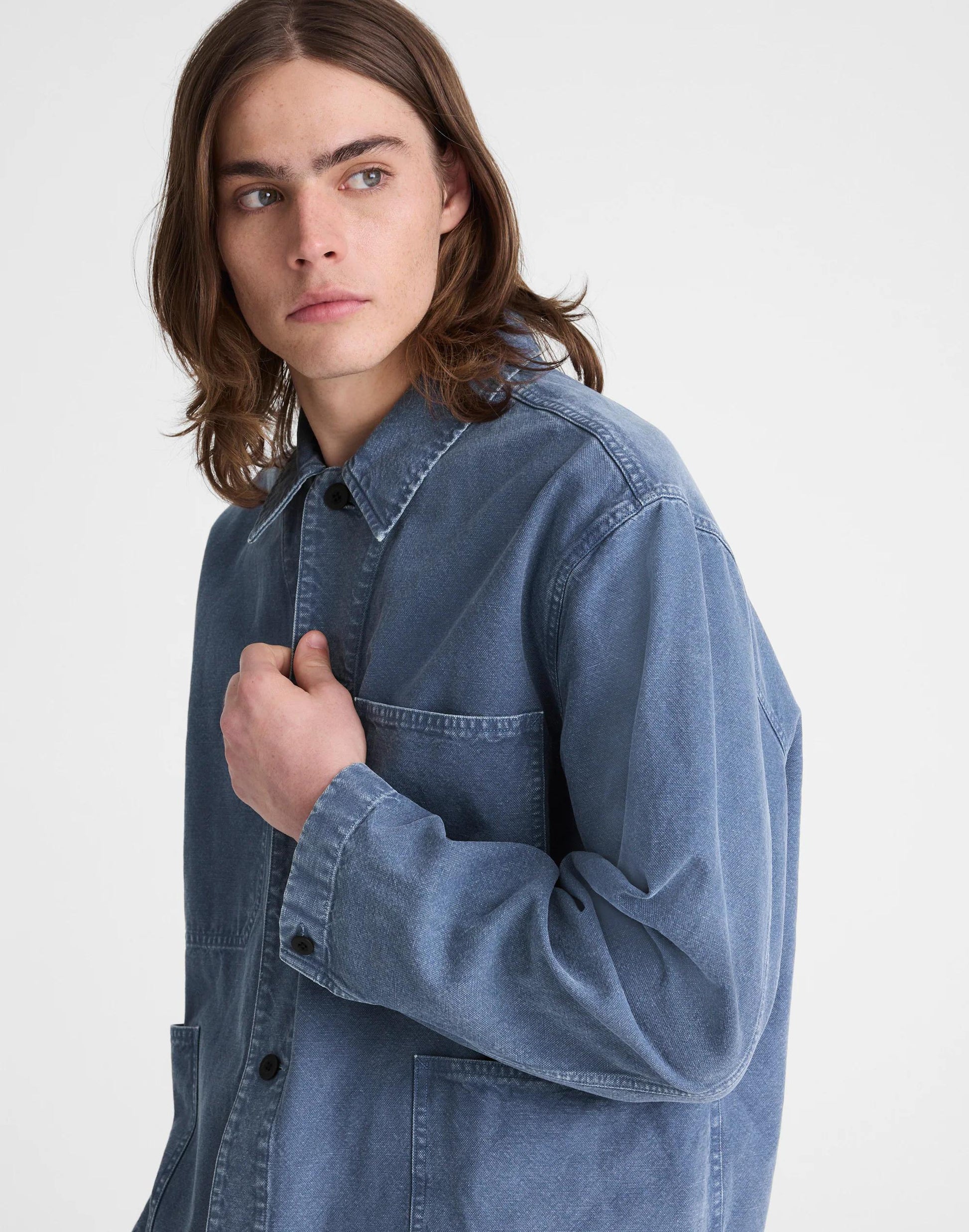 Madewell Chore Jacket in Cotton-Hemp Blend