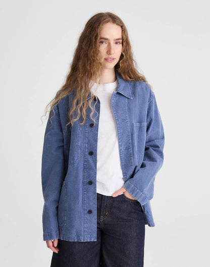 Madewell Chore Jacket in Cotton-Hemp Blend