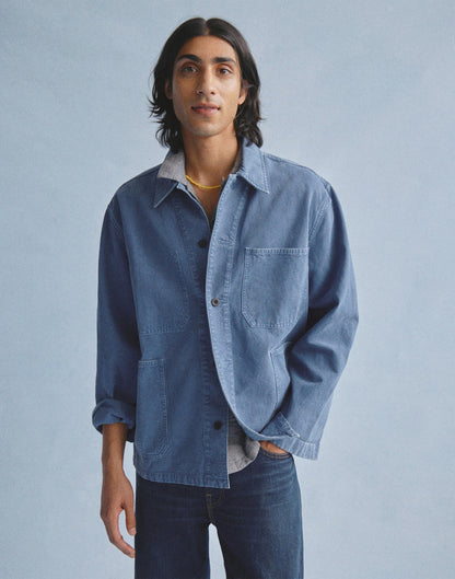 Madewell Chore Jacket in Cotton-Hemp Blend