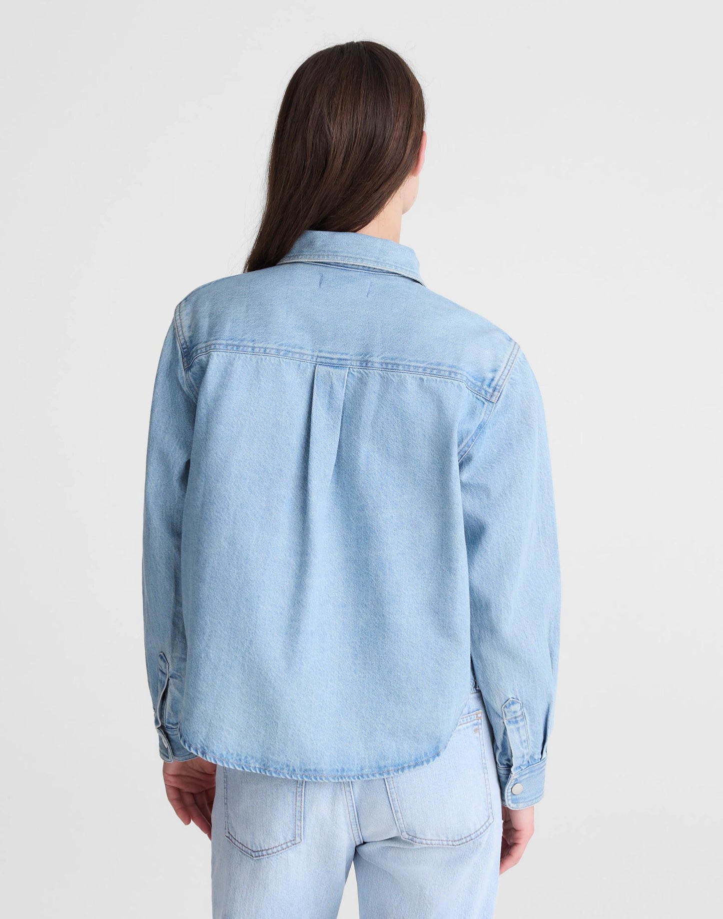Madewell Airy Denim Relaxed Shirt-Jacket