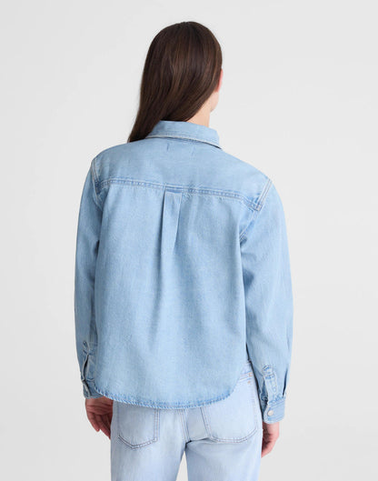 Madewell Airy Denim Relaxed Shirt-Jacket