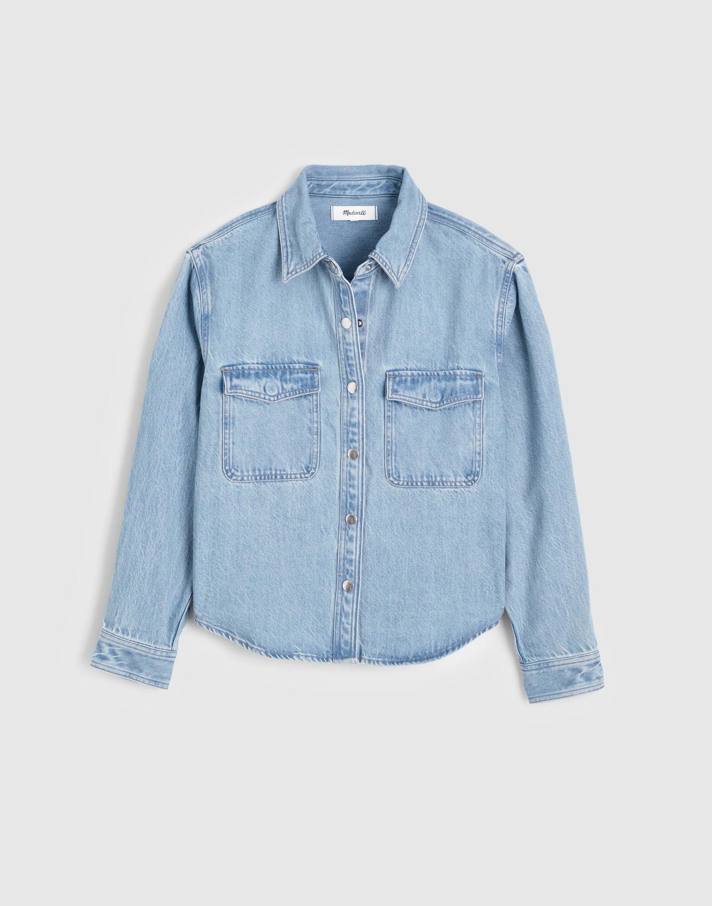 Madewell Airy Denim Relaxed Shirt-Jacket