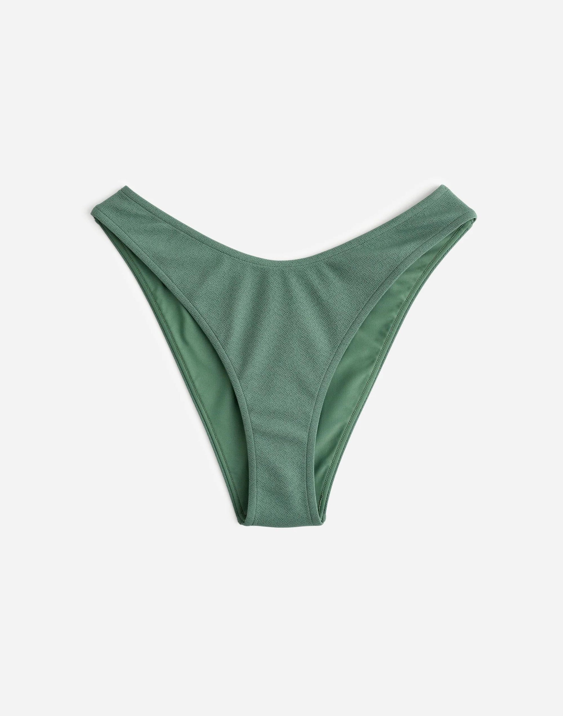 Madewell Zulu & Zephyr Eucalyptus Textured Bikini Bottom
