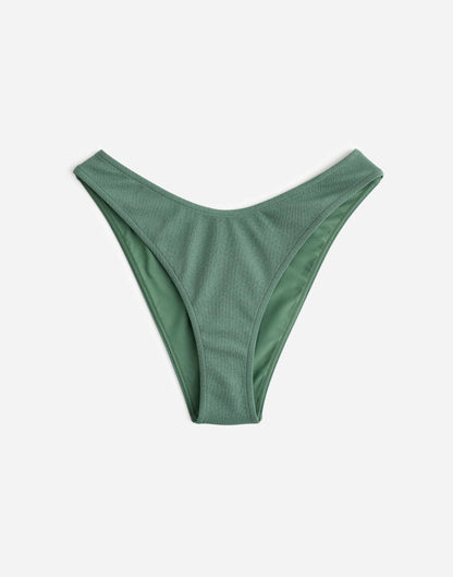 Madewell Zulu & Zephyr Eucalyptus Textured Bikini Bottom