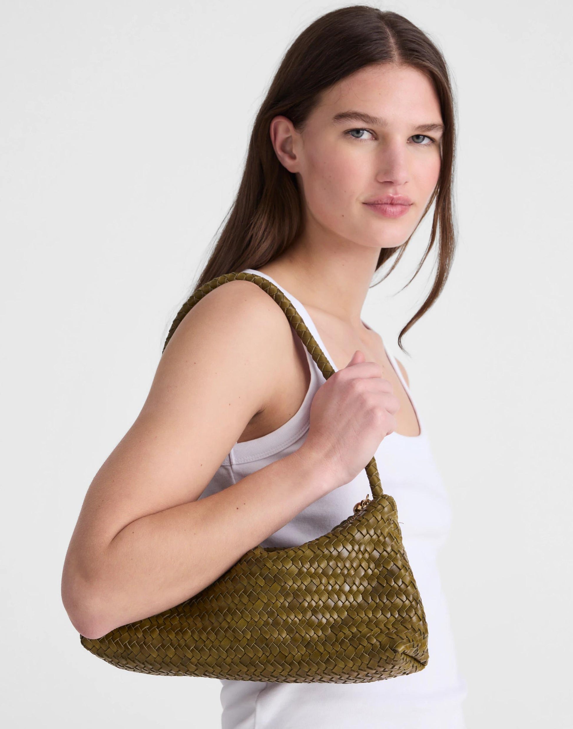 Madewell The Signature Woven Mini Zip Shoulder Bag