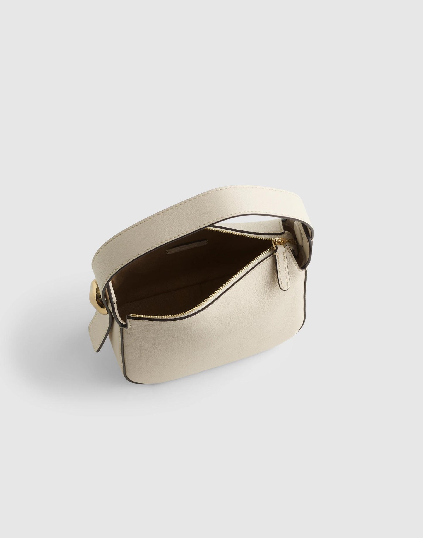 Madewell The Sculpted Metal Wristlet Bag