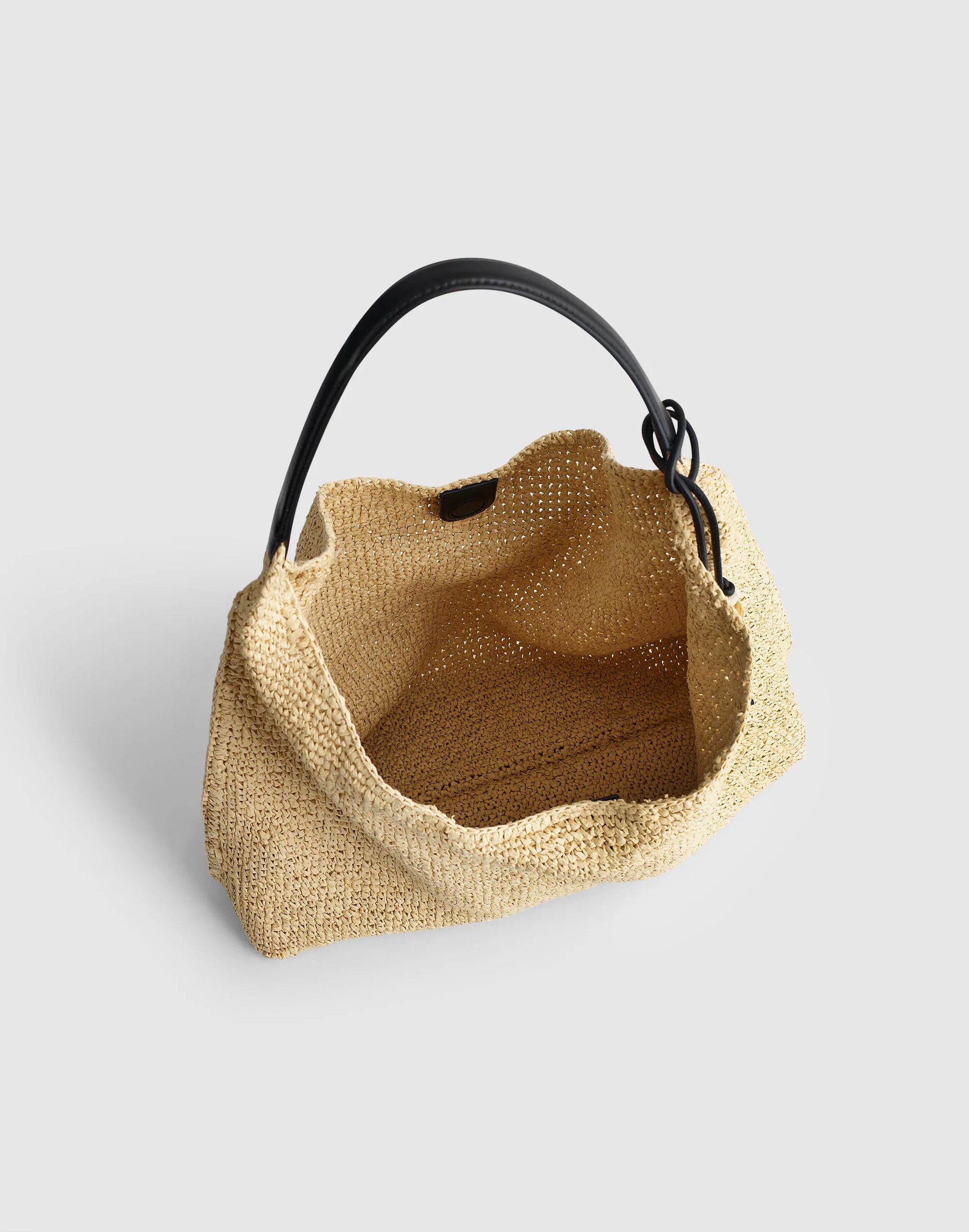 Madewell The Mylie Shoulder Bag in Straw