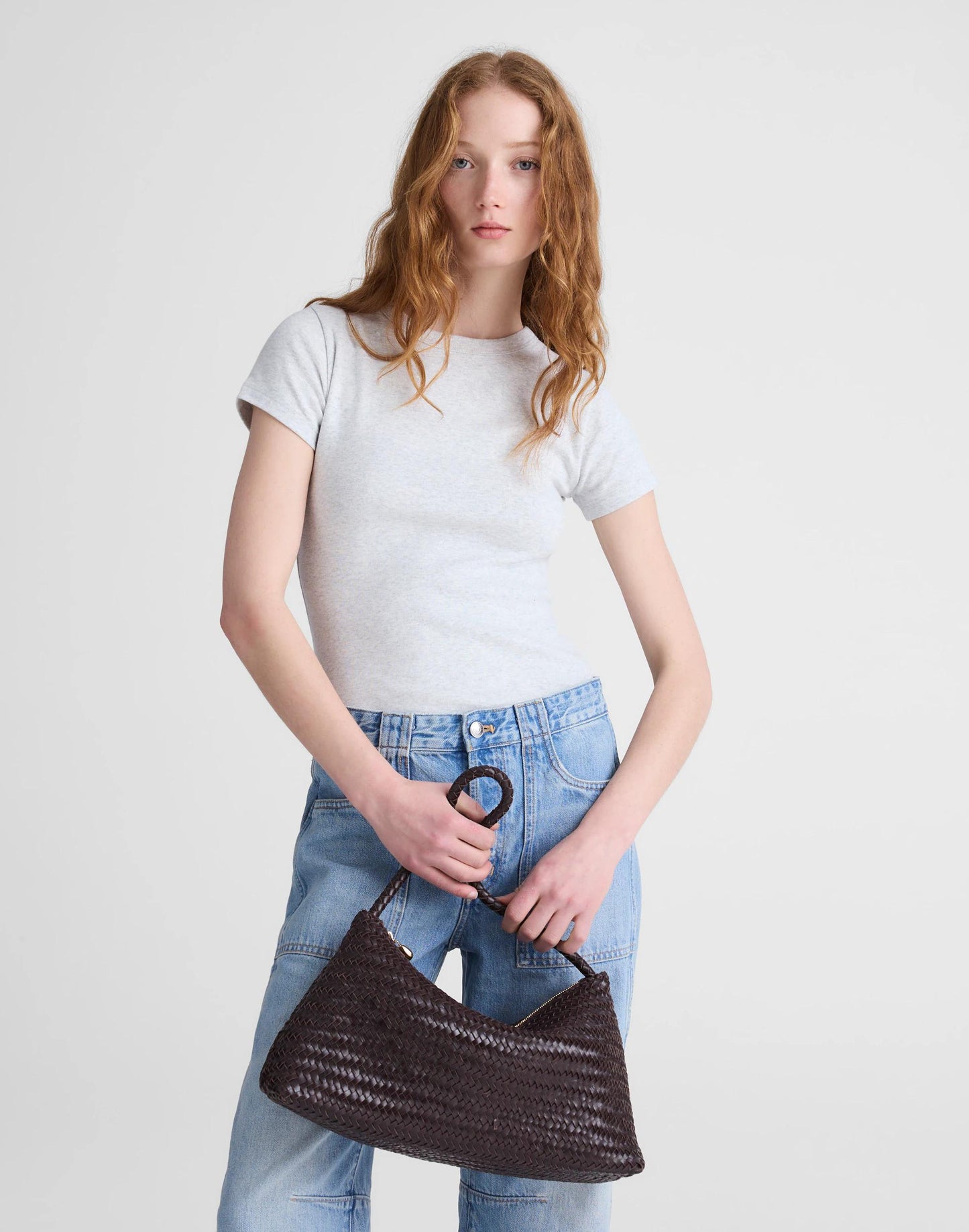 Madewell The Signature Woven Zip Top Shoulder Bag