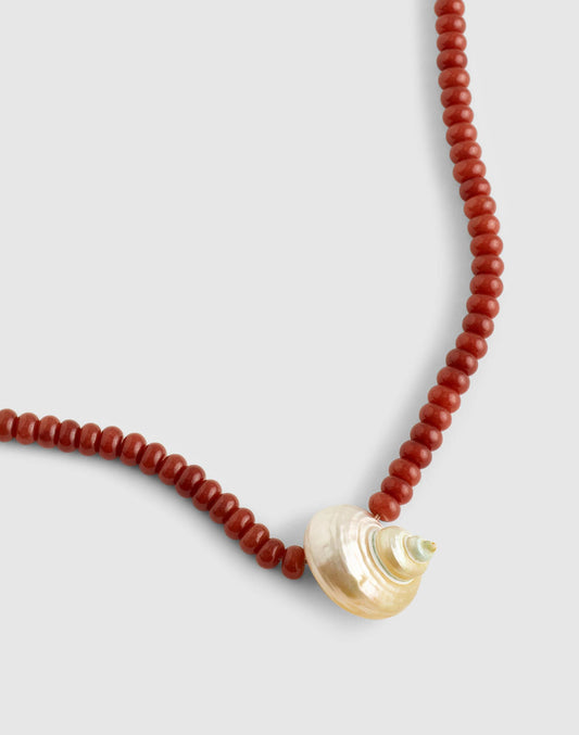 Madewell Shell Beaded Choker Necklace