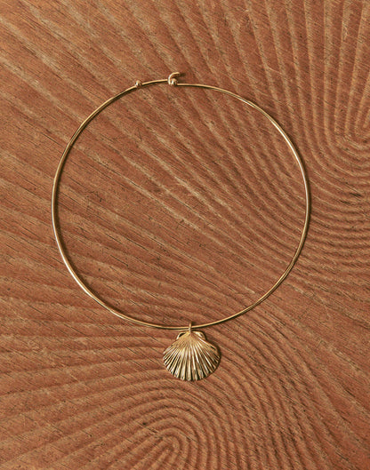 Madewell Shell Wire Choker Necklace