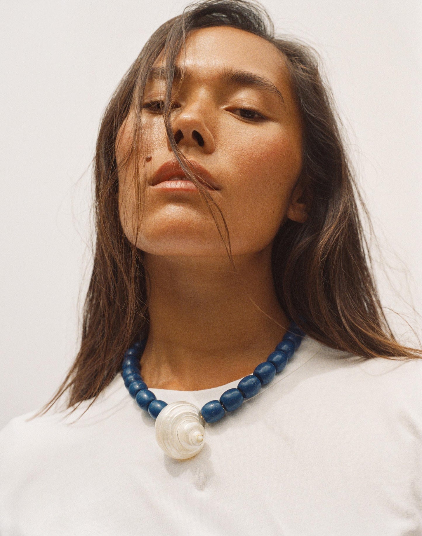 Madewell Shell Oversized Beaded Choker Necklace