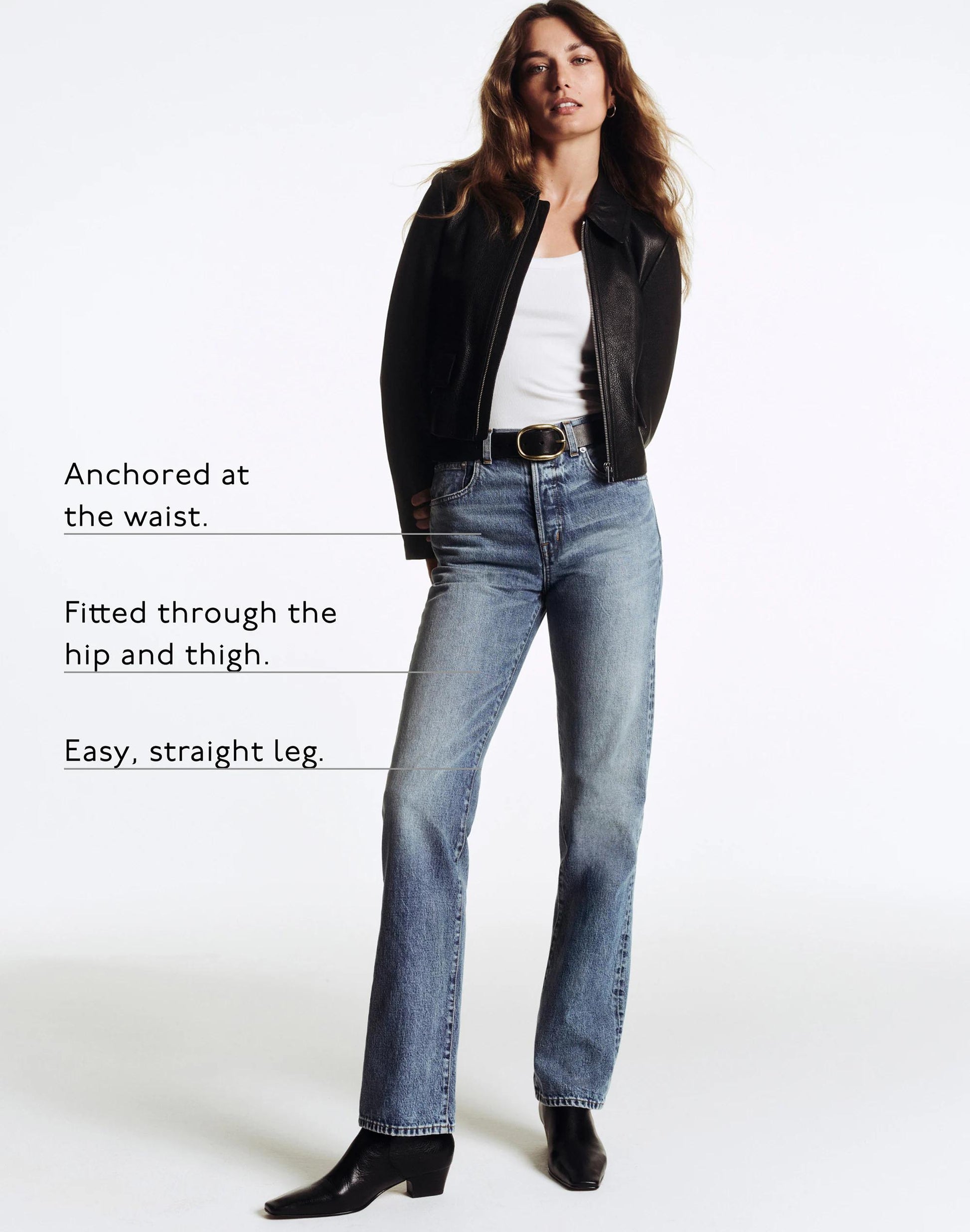Madewell The Tall Longline Straight Jean