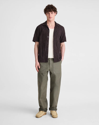 Madewell The Short-Sleeve Camp Shirt in Cotton