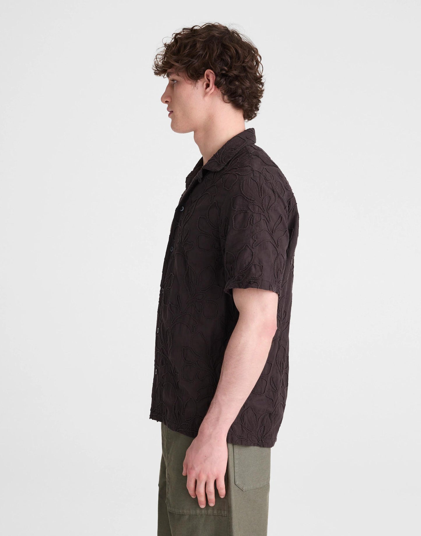 Madewell The Short-Sleeve Camp Shirt in Cotton