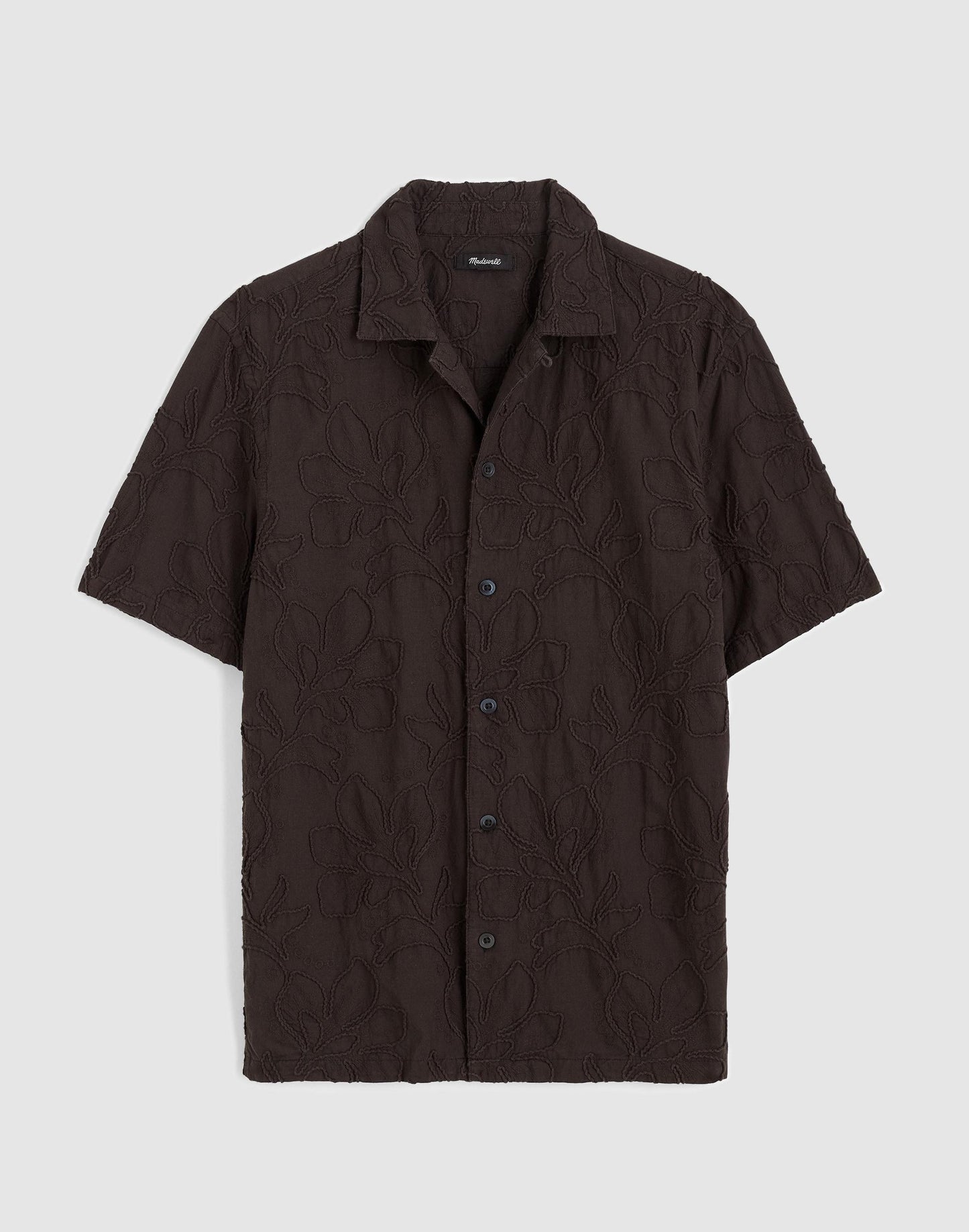 Madewell The Short-Sleeve Camp Shirt in Cotton