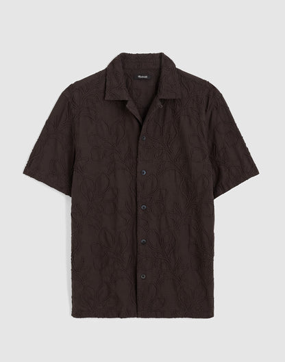 Madewell The Short-Sleeve Camp Shirt in Cotton