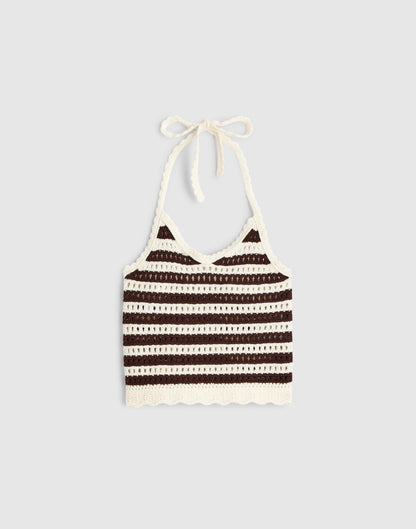 Madewell Madewell x Shopbop Pointelle-Knit Halter Top