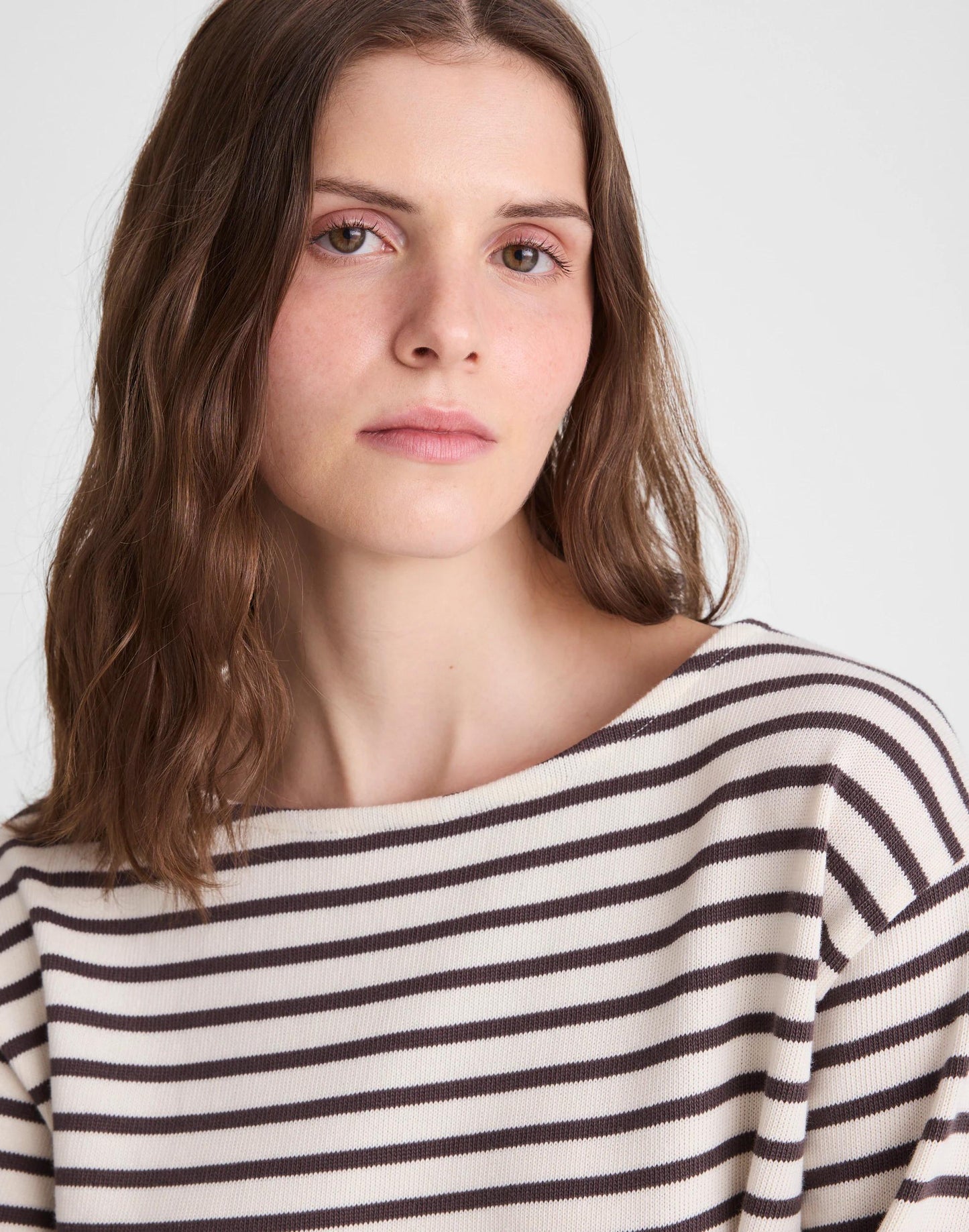 Madewell Striped Boatneck Long-Sleeve Tee