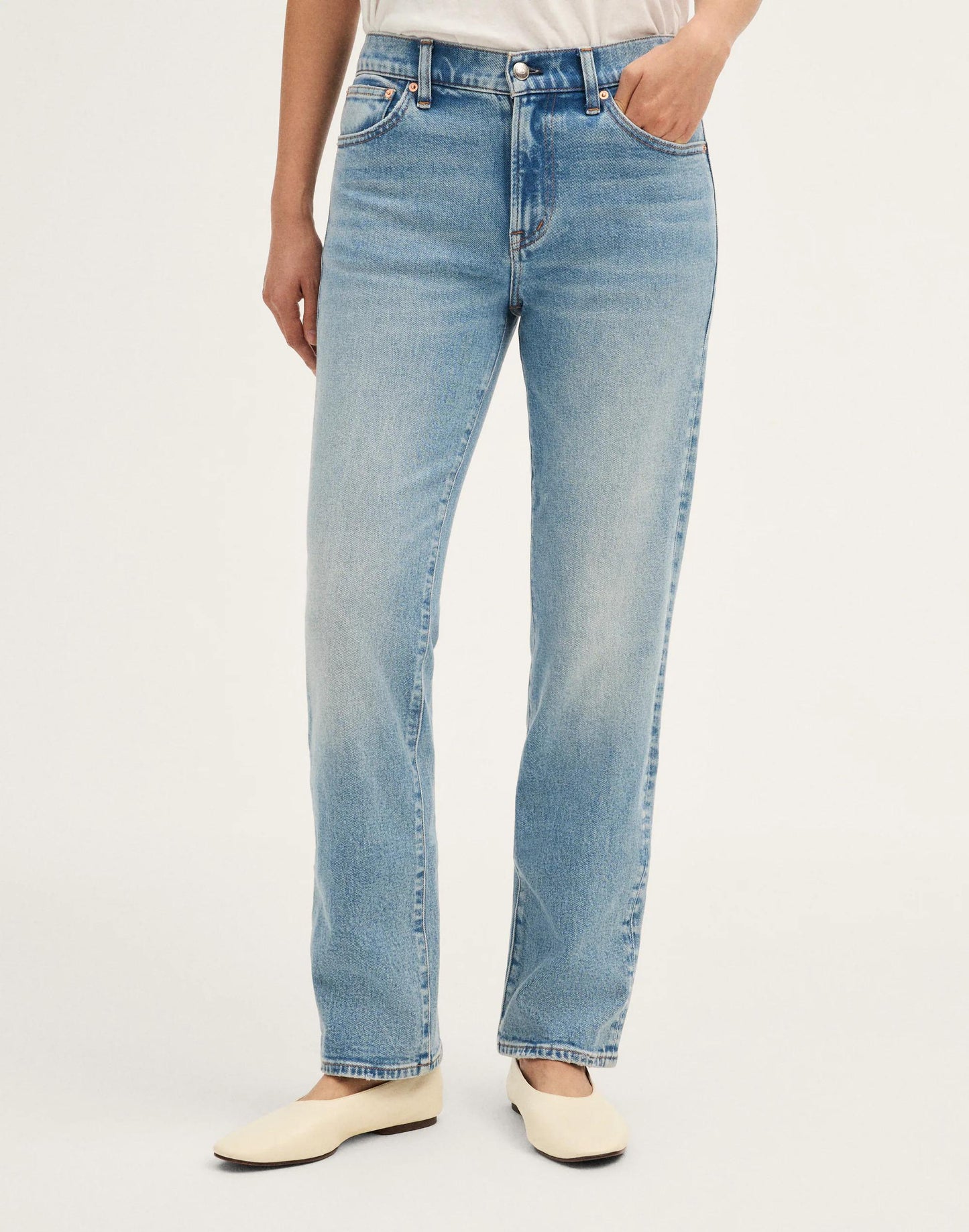 Madewell The Jules Slim-Straight Jean