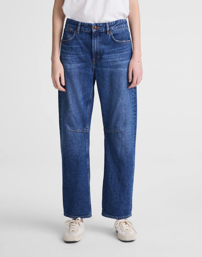 Madewell Circular Darted Barrel-Leg Jean