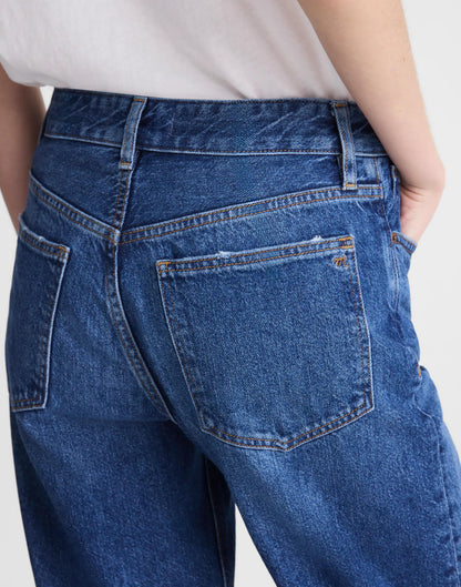 Madewell Circular Darted Barrel-Leg Jean