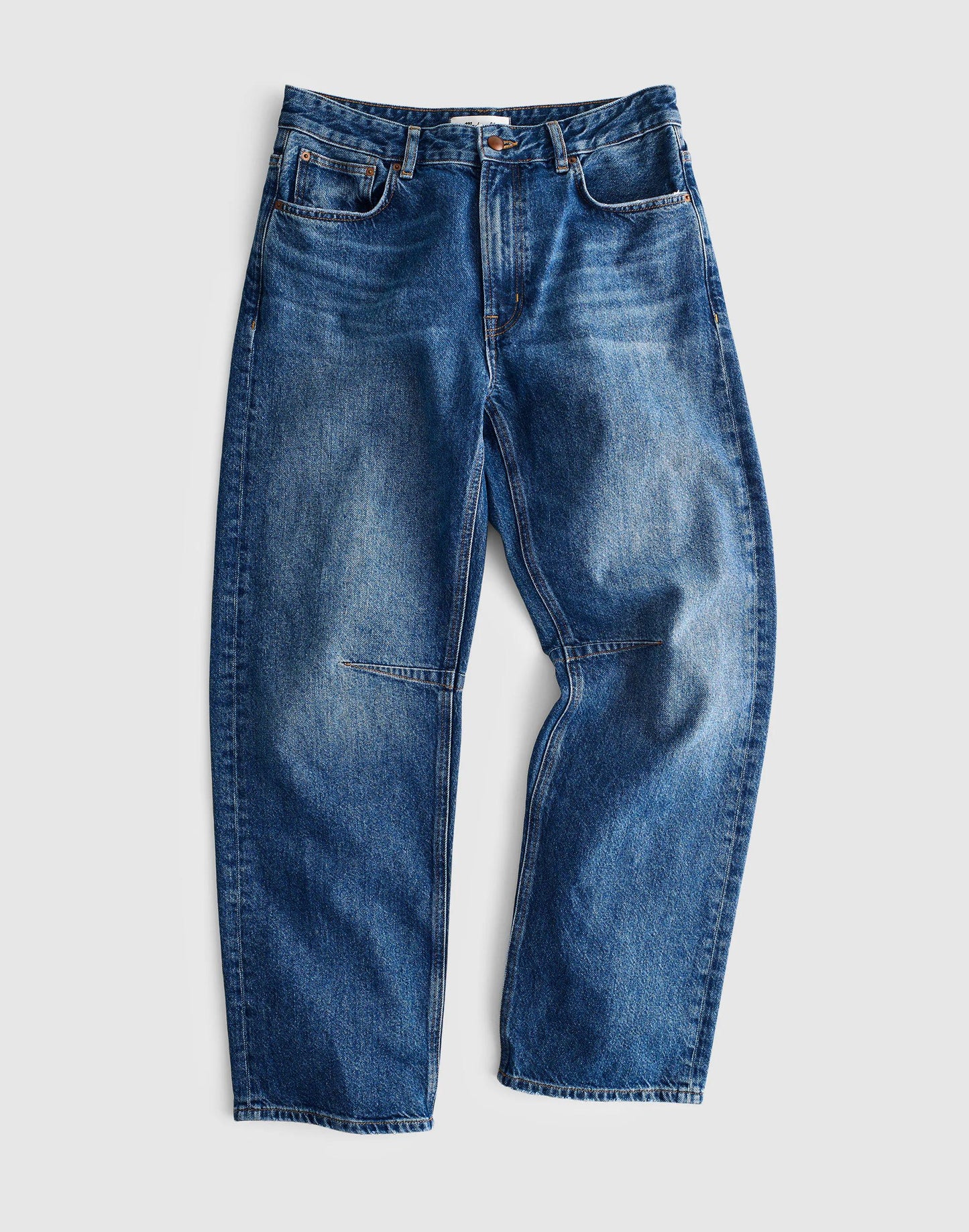 Madewell Circular Darted Barrel-Leg Jean