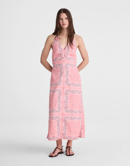 Madewell Madewell x Shopbop Smocked Halter Midi Dress