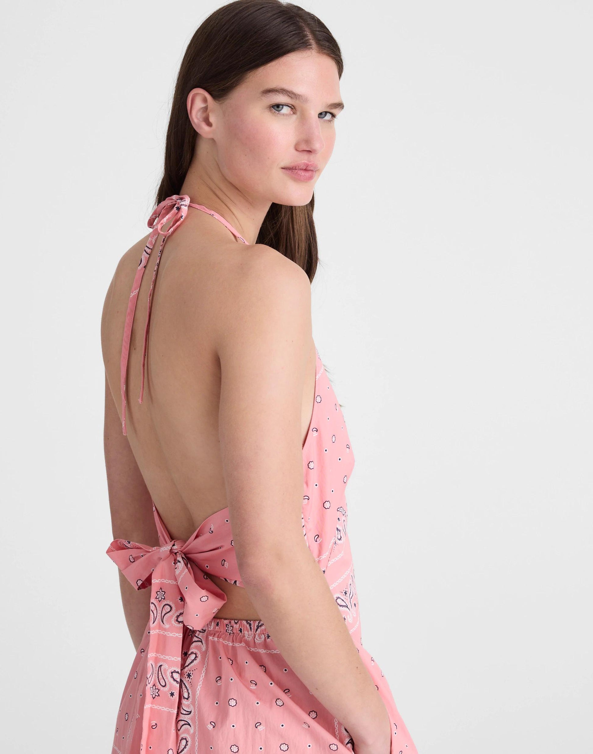 Madewell Madewell x Shopbop Smocked Halter Midi Dress