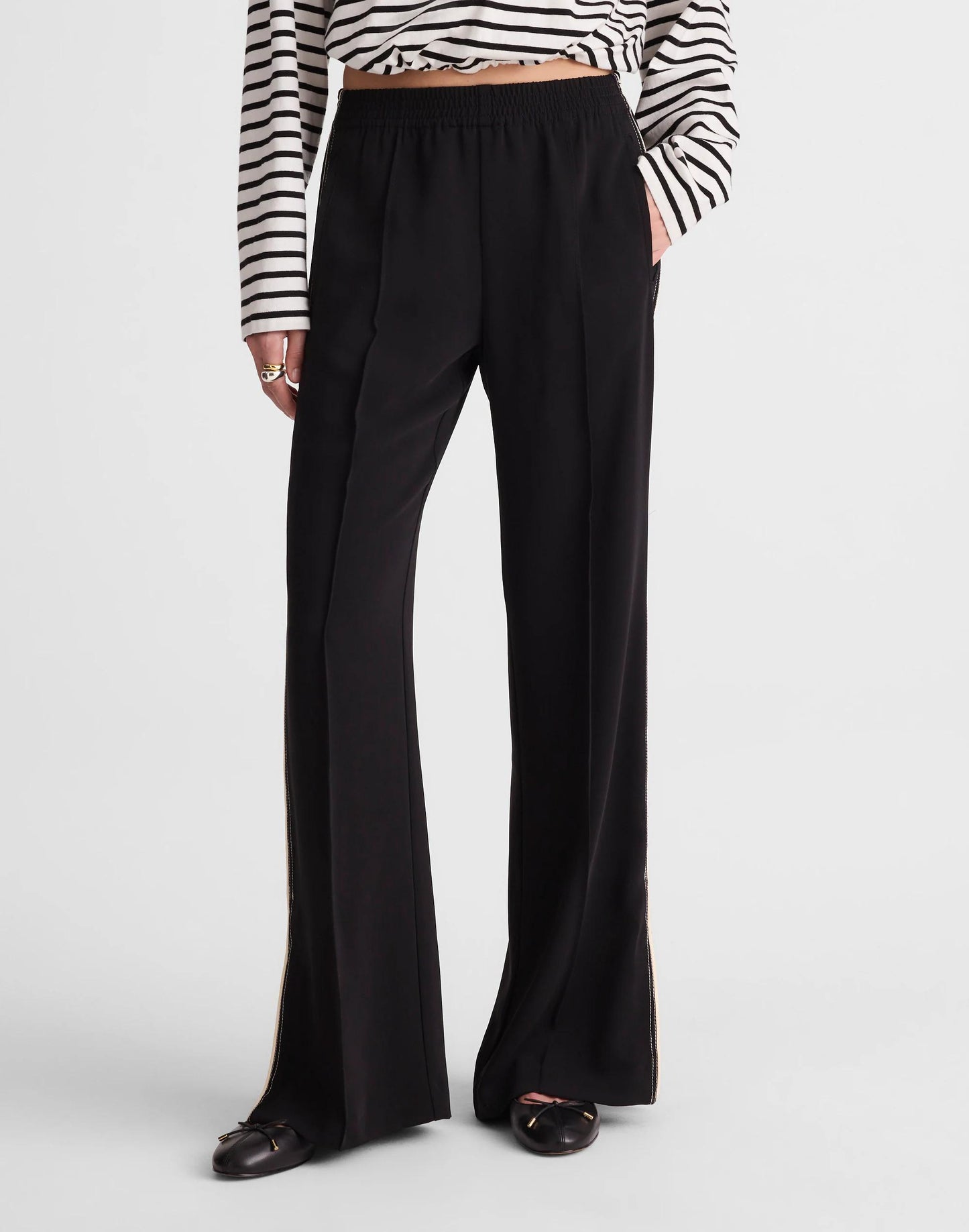 Madewell Pull-On Bootcut Track Pant