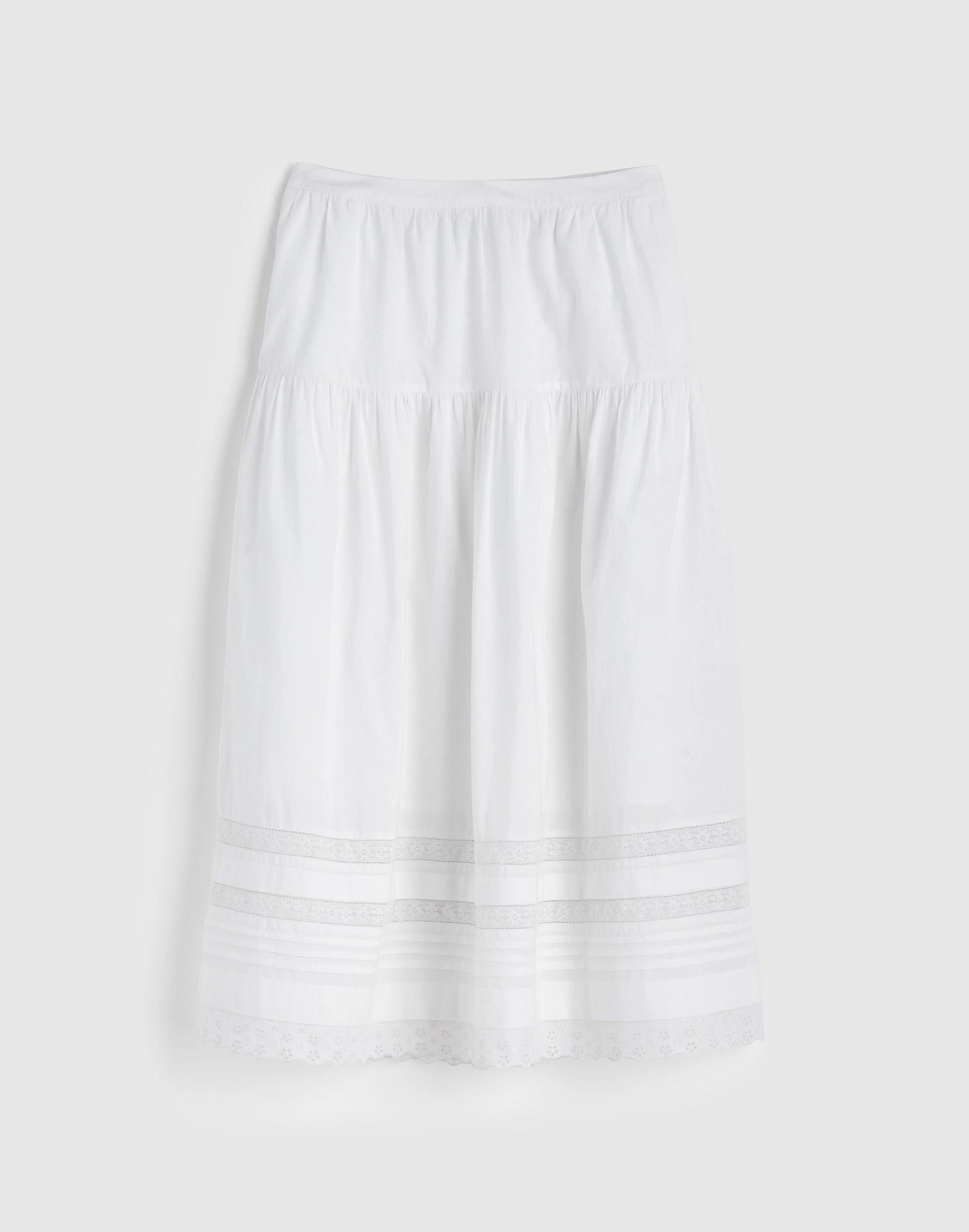 Madewell Pintucked Midi Skirt