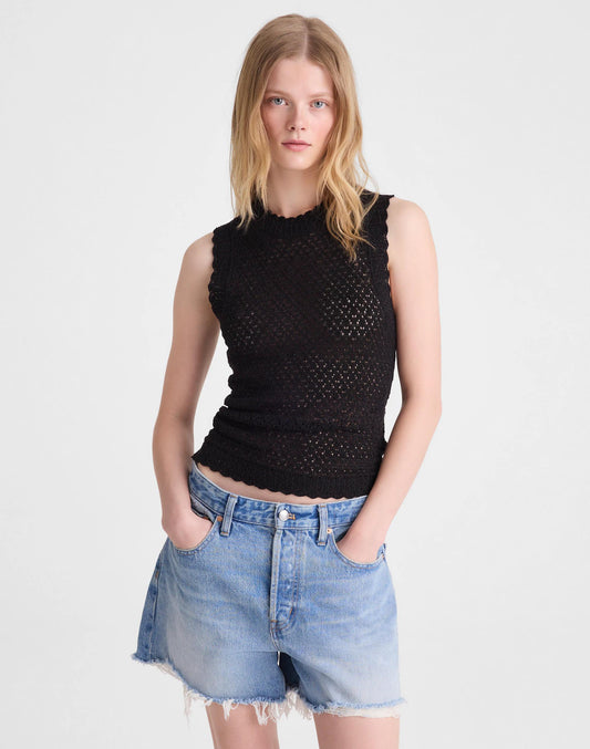 Madewell Pointelle Sleeveless Top
