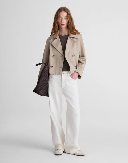 Madewell Cropped Trench Coat