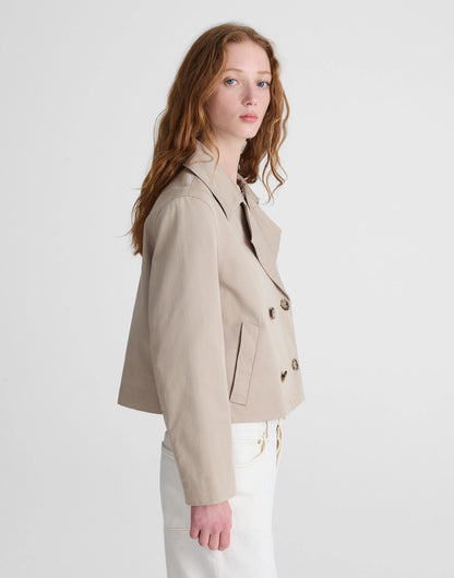 Madewell Cropped Trench Coat